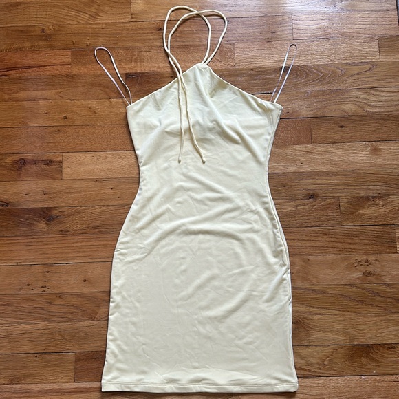 Princess Polly Scarlette Mini Dress Yellow - Picture 2 of 4